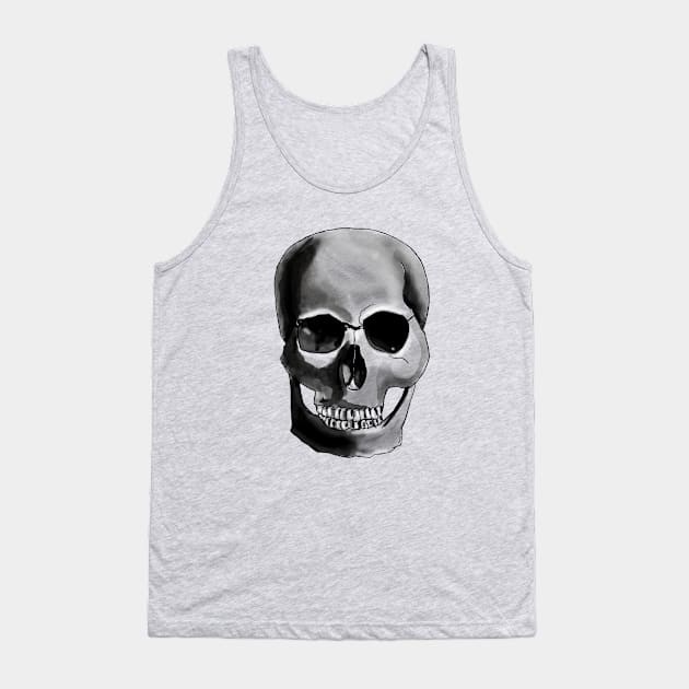 Dark Skull Tank Top by LukeHarding